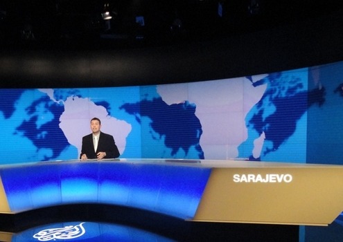 Lichtdesign für Al Jazeera Balcans, Sarajevo